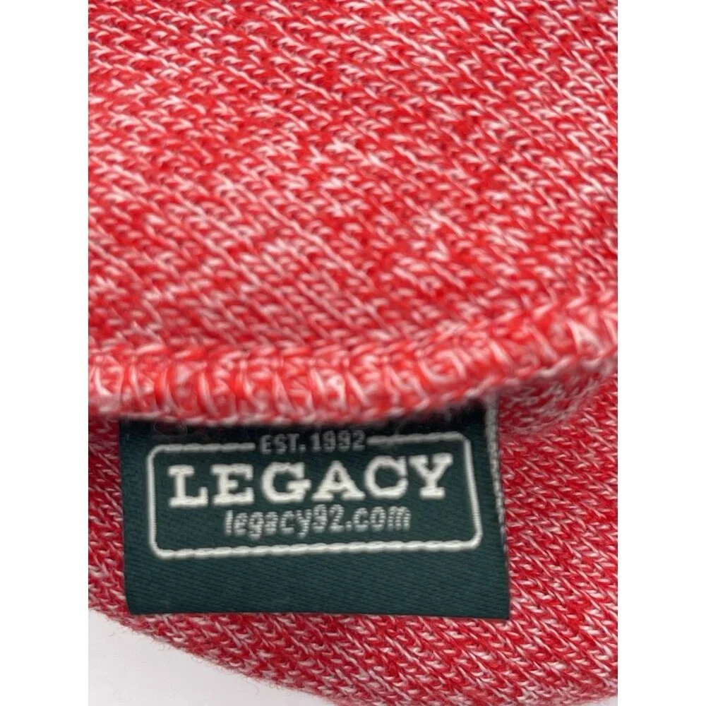 Legacy Beanie Hat Wisconsin Badgers Red Cap‎ Embroidered